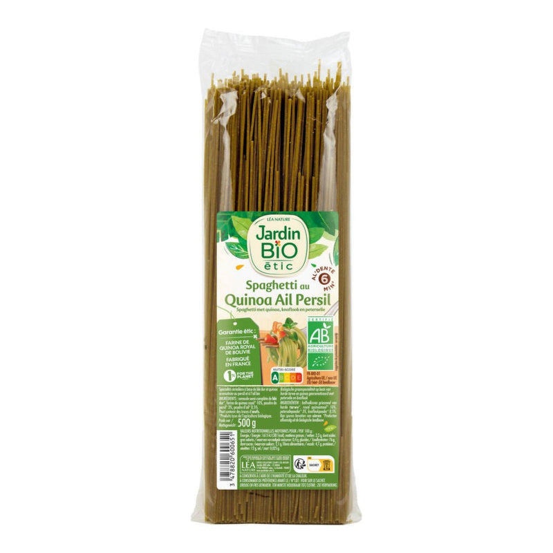 Špagety s quinoovou moukou Petržel a česnek 500 g BIO JARDIN BIO