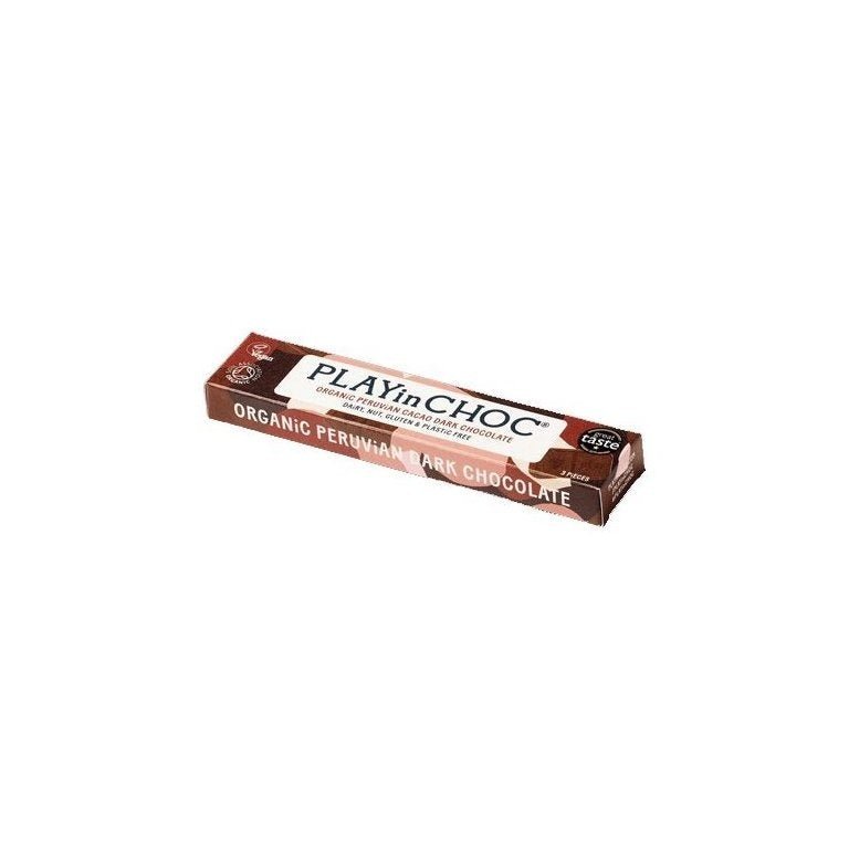 Peru tmavá čokoláda 30 g BIO PLAYinCHOC