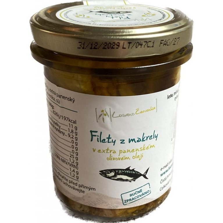 Filety makrely v extra panenském olivovém oleji 195 g LOZANO