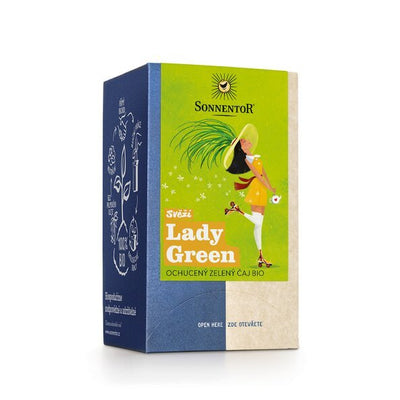 Svěží Lady Green porcovaný čaj 21,6 g BIO SONNENTOR