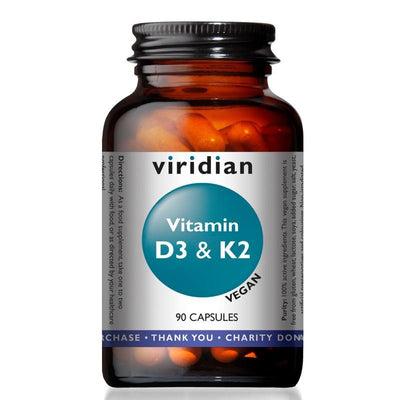 Vitamin D3 & K2 90 kapslí VIRIDIAN