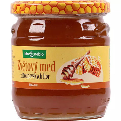 Květový med z Doupovských hor 500g ČESKÉ BIO BIONEBIO