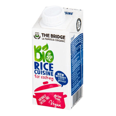Rýžová alternativa smetany 7% tuku 200 ml BIO The Bridge