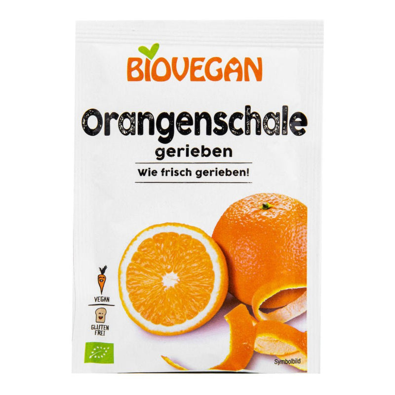 Pomerančová kůra strouhaná 9 g BIO BIOVEGAN
