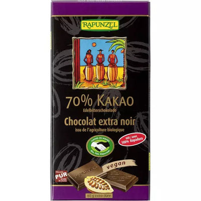 Hořká čokoláda 70% 80g BIO RAPUNZEL