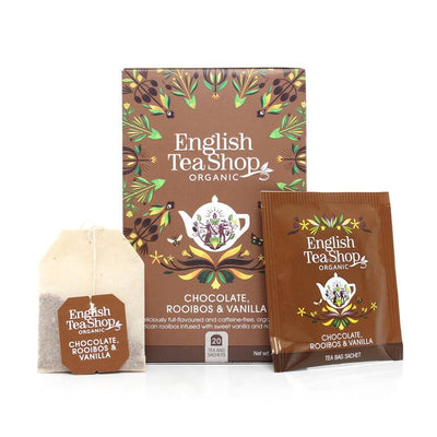Rooibos s vanilkou a čokoládou 40g 20ks BIO English Tea Shop