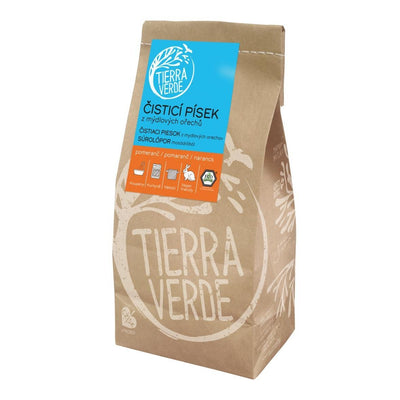 Čistící písek z mýdlových ořechů 1 kg Tierra Verde