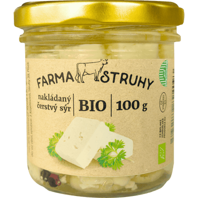 Nakládaný čerstvý sýr 100g BIO Farma Struhy