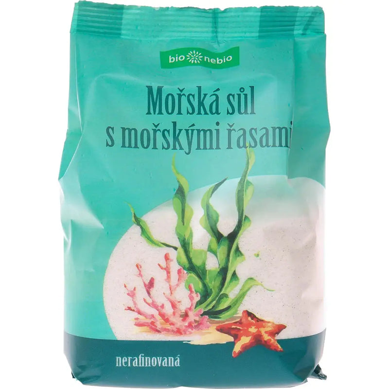 Mořská sůl jodovaná mořskými řasami 500 g BioNebio