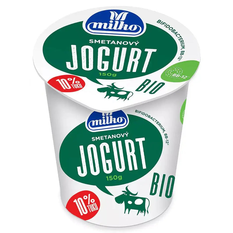 Smetanový jogurt bílý 10% 150 g BIO MILKO