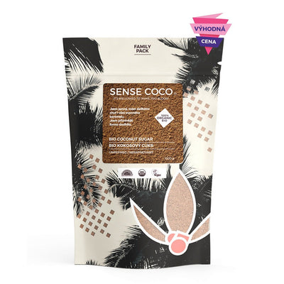 Kokosový cukr nerafinovaný 1kg BIO Sense Coco