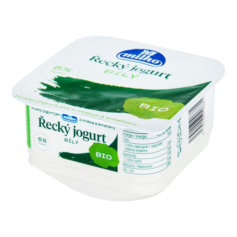 Jogurt řecký 5% tuku 130 g BIO Polabské mlékárny