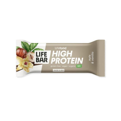 Proteinová tyčinka oříšková s vanilkou BIO Lifebar 40 g LIFEFOOD
