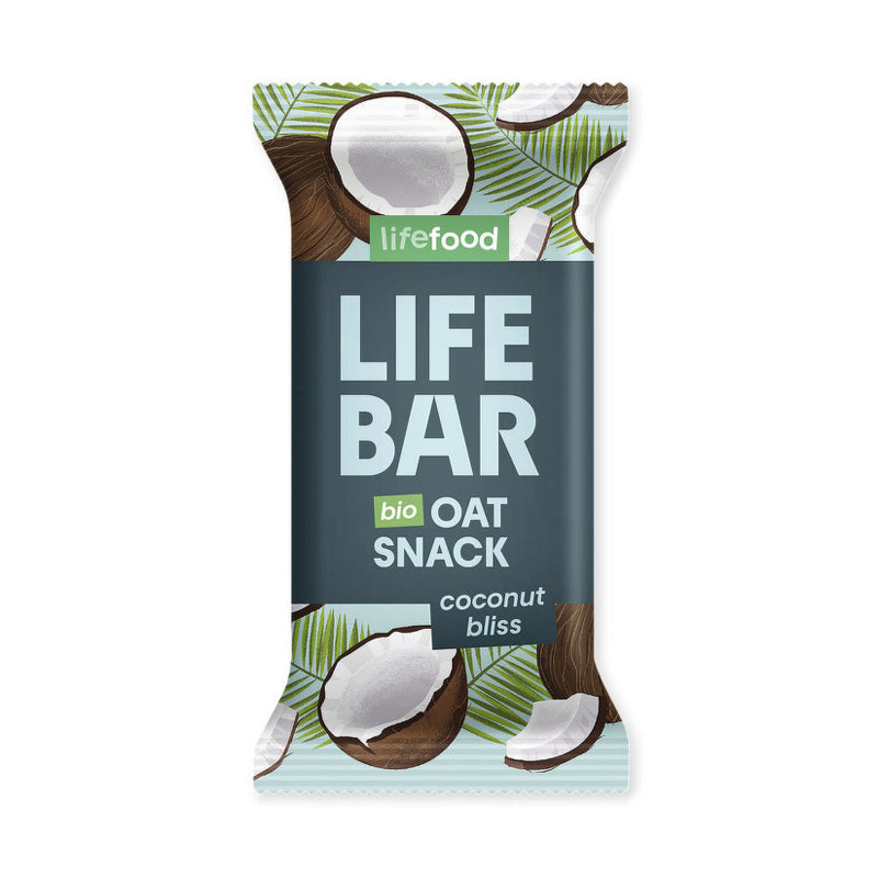Tyčinka Lifebar Oat snack kokosový 40 g BIO LIFEFOOD