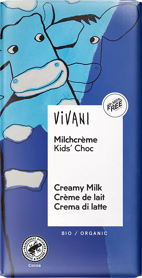 Mléčná čokoláda Kids 100 g BIO Vivani