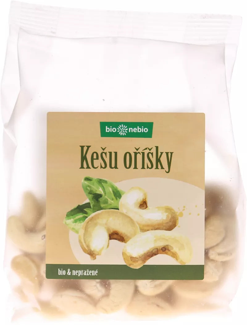 Kešu ořechy nepražené 100 g BIO BioNebio