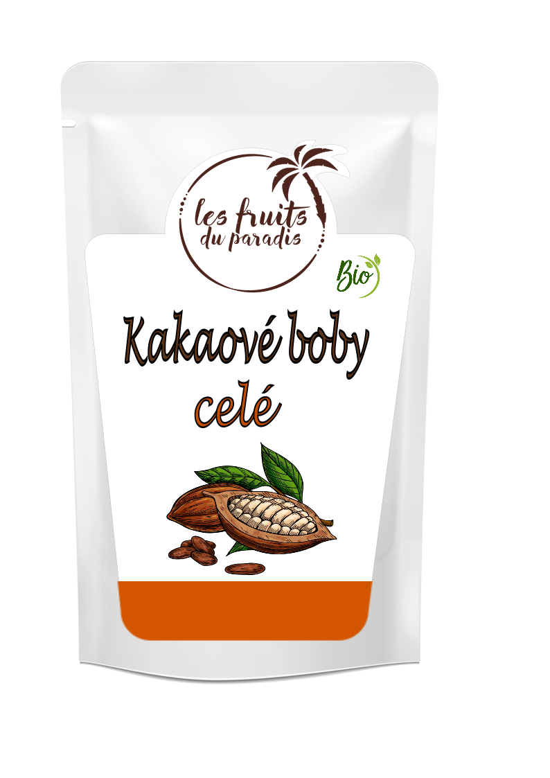 Kakaové boby celé 200 g RAW BIO COVITAR