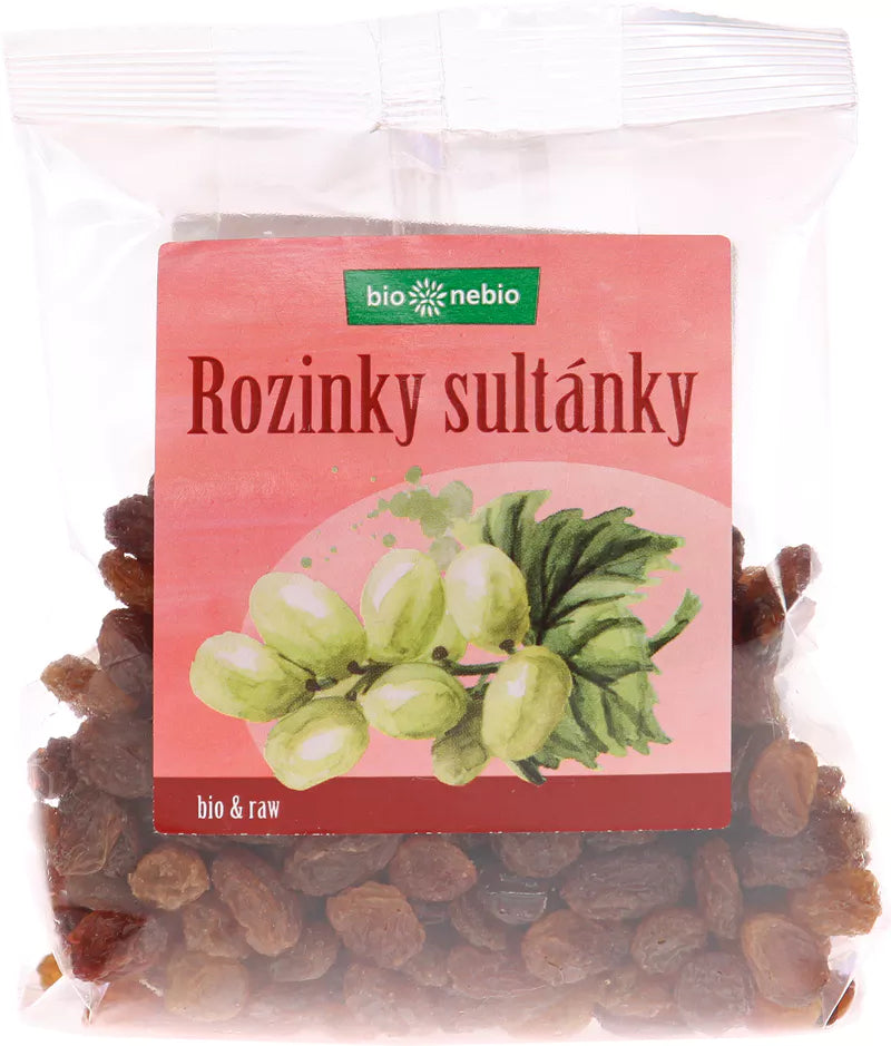 Rozinky sultánky 150 g BIO BioNebio