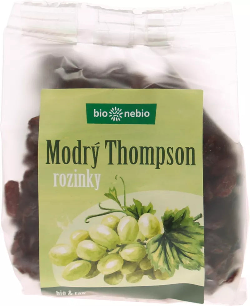 Rozinky Modrý Thomson 200 g BIO BioNebio