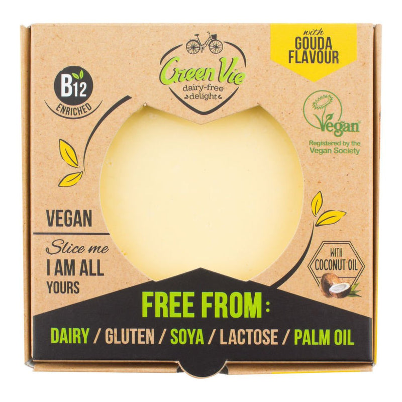 Veganská alt. sýru blok gouda 250 g GREENVIE