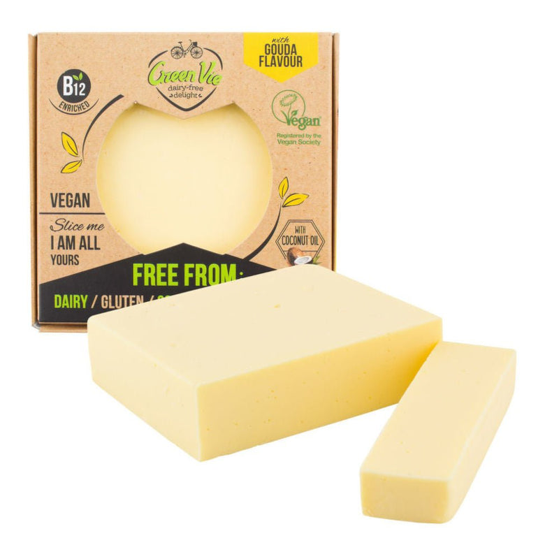 Veganská alt. sýru blok gouda 250 g GREENVIE