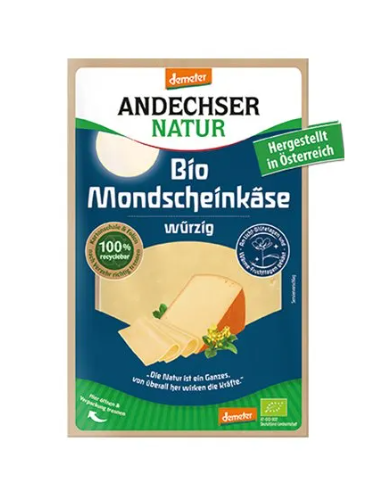 Sýr Mondschein plátky 50% tuku v suš. 125 g BIO Andechser
