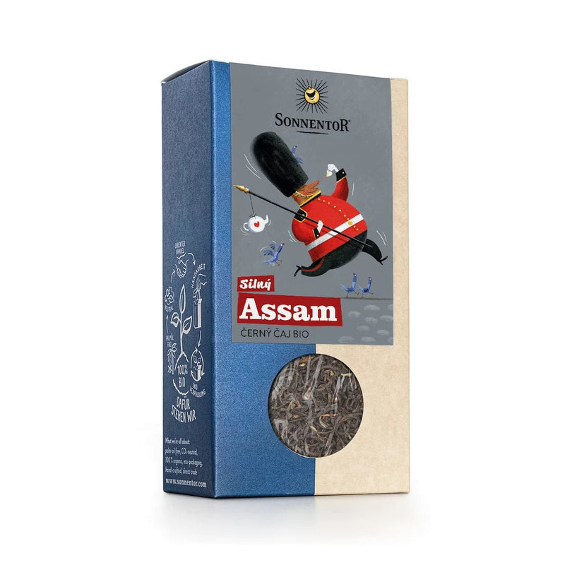 Silný Assam černý čaj sypaný 95g BIO SONNENTOR
