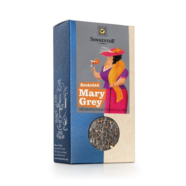 Rozkošná Mary Grey čaj sypaný 90 g BIO SONNENTOR