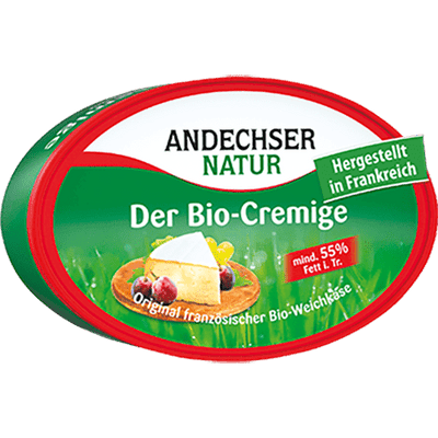 Krémový francouzský měkký sýr 55% tuku 200 g BIO ANDECHSER NATUR