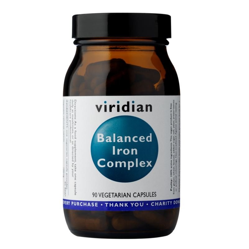 Balanced Iron Complex 90 kapslí VIRIDIAN