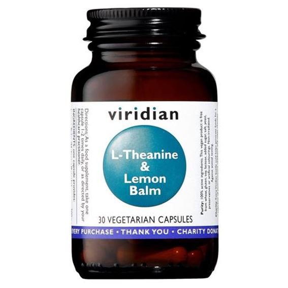 L-Theanine Lemon Balm 30 kapslí VIRIDIAN