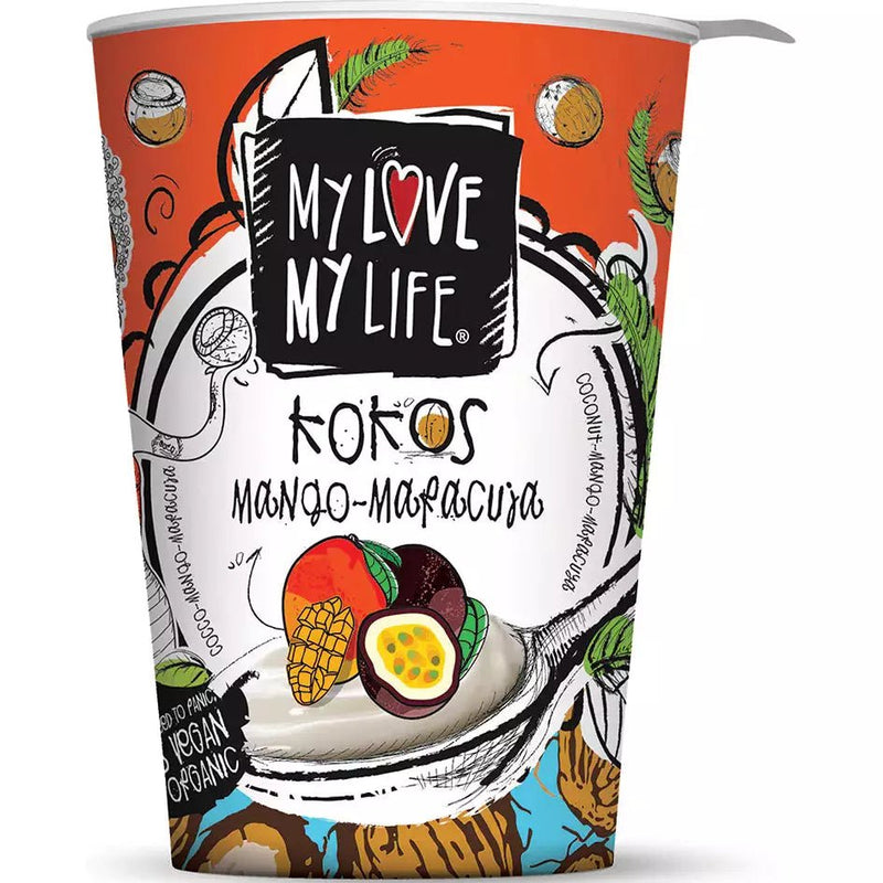 Kokosová alternativa jogurtu Mango-marakuja 180g BIO VEGAN MY LOVE MY LIFE