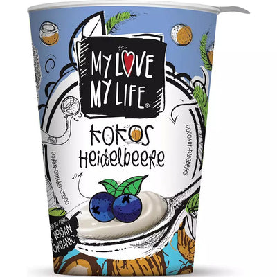 Kokosová alternativa jogurtu Borůvka 180g BIO VEGAN MY LOVE MY LIFE