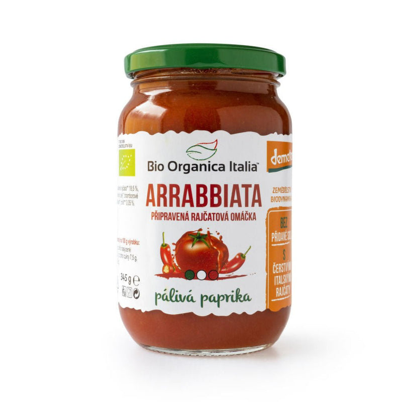 Omáčka rajčatová Arrabbiata 345 g BIO ORGANICA ITALIA
