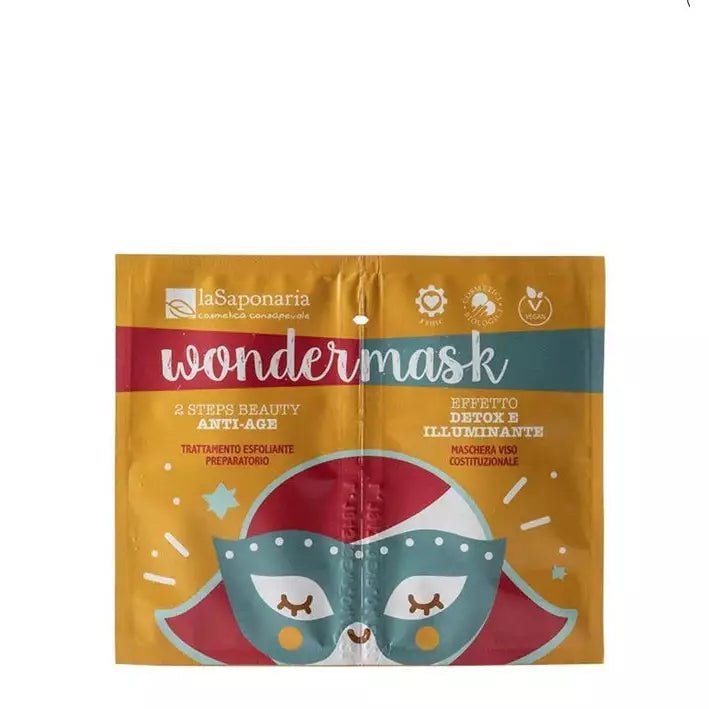 Dvoufázová pleťová maska proti stárnutí Wondermask 8+5 ml LaSaponaria