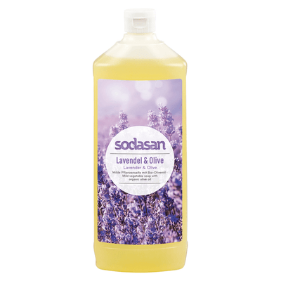 Mýdlo tekuté levandule-oliva náplň 1000 ml Sodasan