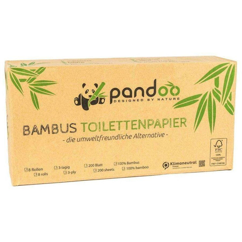 Bambusový toaletní papír 3 vrstvý (8ks) Pandoo