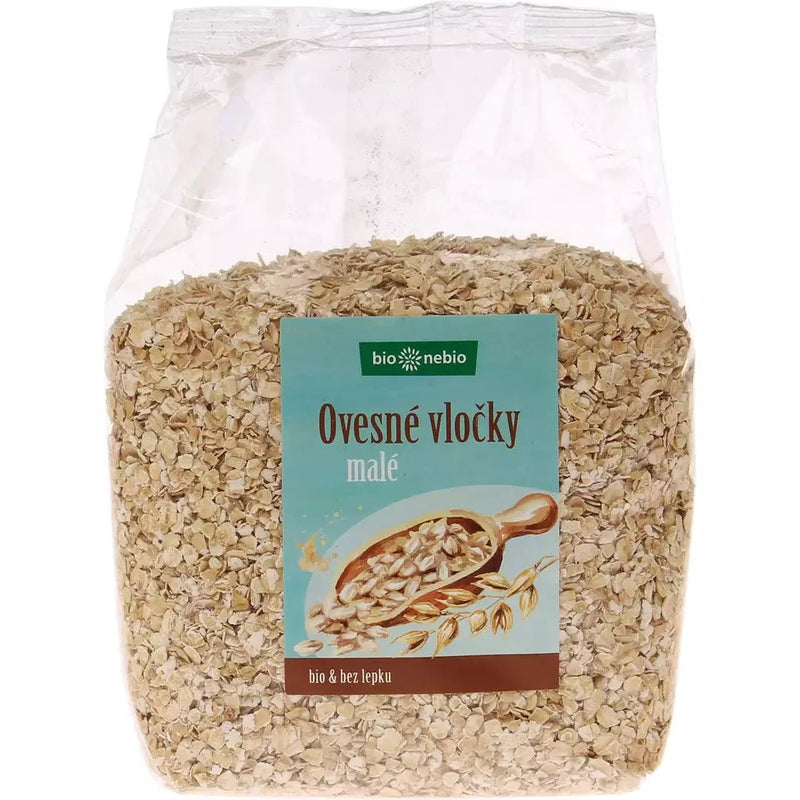 Ovesné vločky bezlepkové malé 500g BIO BIONEBIO