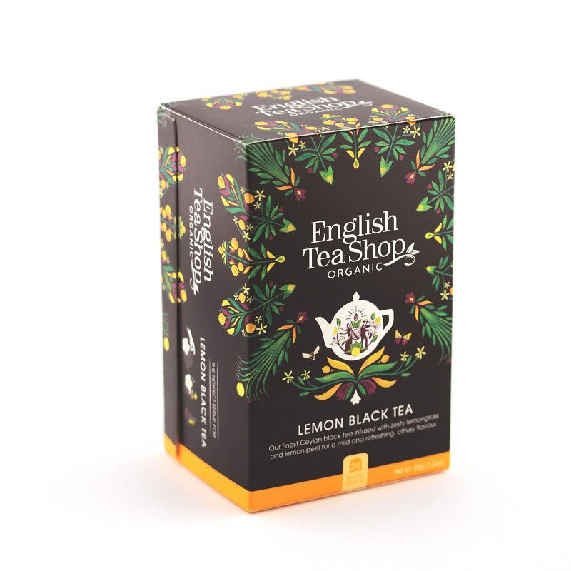 Černý čaj s citronem 35g 20ks BIO English Tea Shop