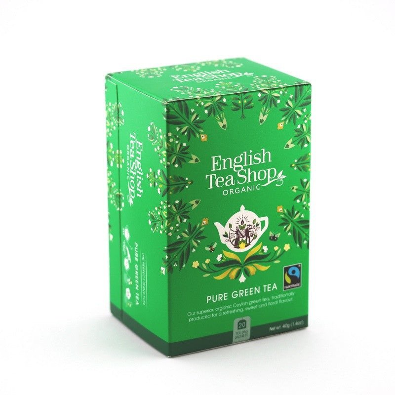Čistý zelený čaj 40g 20ks BIO English Tea Shop