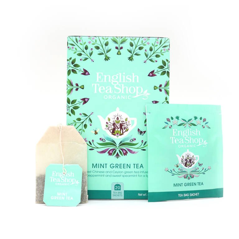 Zelený čaj s mátou 40g 20ks English Tea Shop