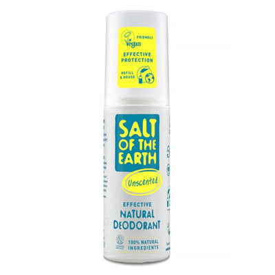 Přírodní minerální deodorant Unscented bez vůně 100 ml SALT OF THE EARTH