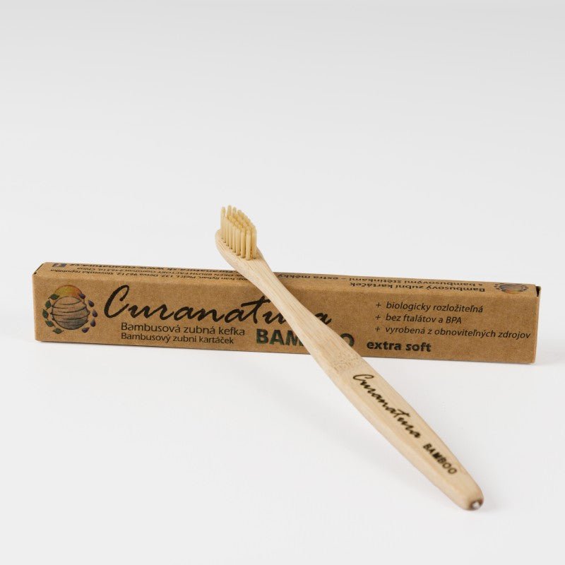 Dětský zubní kartáček Bamboo Curanatura